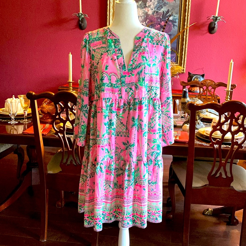 Lilly Pulitzer Martine dress in Mandevilla Baby Always Worth It - L